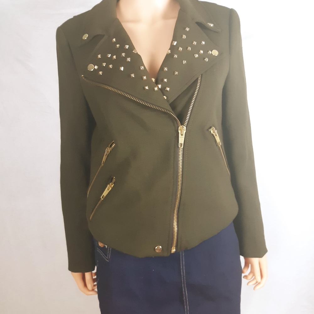 Zara Military Moto Jacket